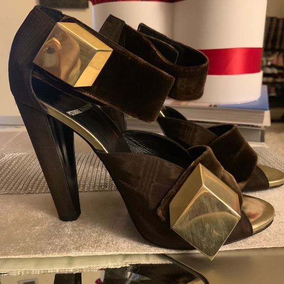 ❌❌❌SOLD❌❌ Brown Pierre Hardy Sandals SZ 9 🔥🔥🔥 - Picture 6 of 16
